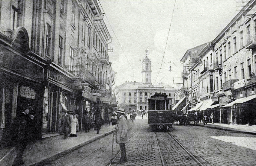 An Electric Tram in Czernowitz